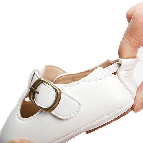 image for THEE BRON Infant Toddler Baby Soft Sole Leather Shoes for Girls Boys W
