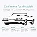 Lantee 50 Pcs Car Front Fender & Bumper Support Push-Type Retainer Clips for Honda Acura 91512-SX0-003 & Mitsubishi MU000319