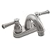 Dura Faucet RV Designer Two Handle Arc Spout Bathroom Faucet (Brushed Satin Nickel) - for Recreational Vehicles, Motorhomes, Travel Trailers and More