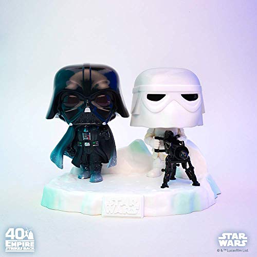 Funko Pop Deluxe Star Wars Battle At Echo Base Series Darth Vader And Snowtrooper Vinyl Figure Amazon Exclusive Figure 6 Of 6 Pricepulse