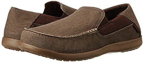 crocs Men's Santa Cruz 2 Luxe Slip-On Loafer, Espresso/Walnut, 9 M US - Thumbnail 6