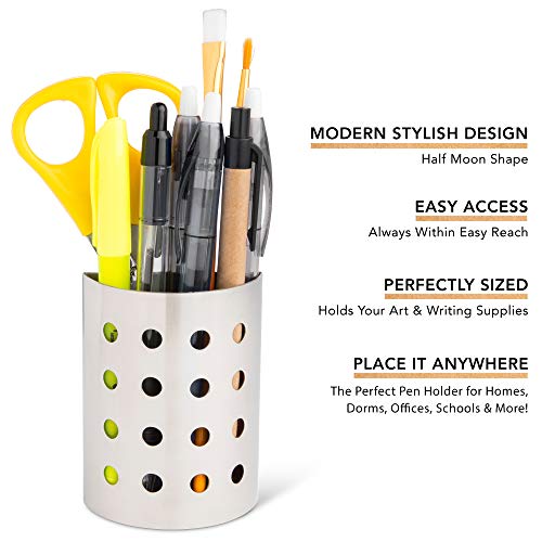 image for 7 Ruby Road Magnetic Pen and Pencil Holders for Refrigerator, Locker, 