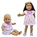 ZITA ELEMENT 5 Pcs Fashion Cute Dresses for 14 Inch to 16 Inch Baby Doll Clothes, American 18 Inch Girl Doll and Other 18 Inch Doll Clothes Outfits Xmas Gift