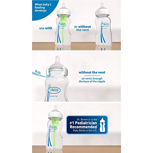 Dr. Brown's 5 oz Wide-Neck Bottles, 3-Pack - Image 6