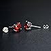 Sterling Silver Solitaire Stud Earrings Cubic Zirconia Simulated Birthstone CZ Earrings 12 Months Gifts