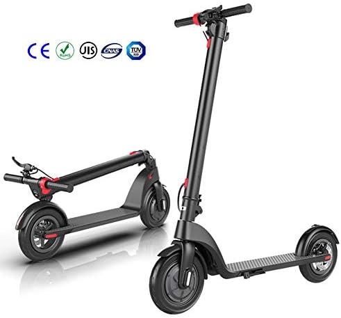 Zhixing X7 Foldable Electic Scooter 350W Motor 25Km Battery 8.5" Non Inflatable Tire LCD panel LED light Disc brake Lightweight Commuting Motorized Scooter for Adults