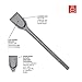 BOSCH HS1917 2 In. x 14 In. Scaling Chisel SDS-max Hammer Steel, Gray