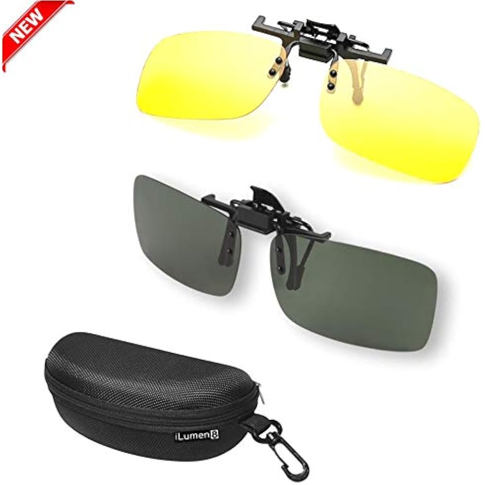 ILumen8 Best Shooting Glasses Night Vision Driving Yellow UV Safety Eye