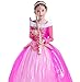 weiming inc Children Green Girls Hoop Princess Wig Accessories (Pink)