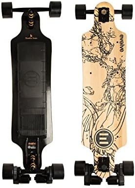 Evolve Skateboards โ Bamboo GT Series Electric Skateboard (26 MPH Top Speed / 21 Mile Range) โ Street, All-Terrain, 2in1 Models