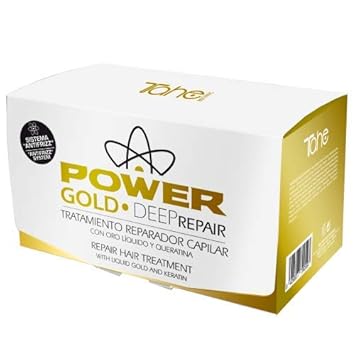 Amazon.com: Tahe Botanic Power Gold - Tratamiento de reparación profunda para el cabello (6 x 0.3 fl oz): Beauty