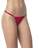Laura Women's Adjustable Thong 103016 Red Medium