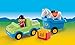 PLAYMOBIL 1.2.3 Car with Horse Trailer