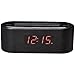 Amazon Basics Digital Alarm Clock with FM Radio, USB Charging Port and Bluetooth - 8 x 3 x 3 Inches