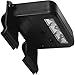 Premium Quality Solar Powered Clip On LED Light for Yard Sign - 3 LEDs - Durable & Weather-Proof Plastic Housing - Ideal for Decks, Handrails, Stairways, Trims, Porches - Screw Brackets Included