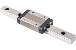 Coavoo MGN12 Linear Rail 800mm 31.5" 1PCS MGN12 Miniature Linear Motion Slide Rail + 1PCS MGN12H 12mm Linear Sliding Bearing Carriage Block Black for 3D Printer and CNC Machine