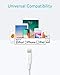 Anker Powerline Lightning Cable (3ft), Apple MFi Certified High-Speed Charging Cord Durable for iPhone Xs/XS Max/XR/X / 8/8 Plus / 7/7 Plus, and More (White)