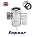 RinseWorks - Aquaus Brass Faucet Diverter Valve with Male Thread Adapter/NSF/ANSI 61 Low Lead Compliant for Drinking Water System