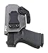 Fierce Defender IWB Kydex Holster Compatible with Glock 19 23 32 -The Paladin Series -Made in USA- GEN 5 Compatible (Gunmetal Grey)