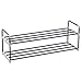 SONGMICS 2-Tier Shoe Rack, Metal Shoe Shelf, Storage Organizer, 36.2 x 11.8 x 13 Inches, Gray ULSA12G