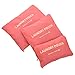 Hopsooken Travel Organizer Luggage Compression Pouches, Watermelon Red (7-Piece Set)
