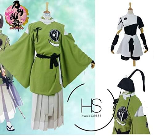 Amazon コスプレ衣装 刀剣乱舞 とうらぶ風 帽子付き 石切丸 全セット コスプレ 仮装 通販