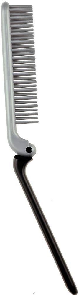 Kent for Men Range Small Folding Pocket Brush, Gray/Black - Image 5