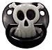 Billy Bob BLACK PIRATE SKULL PACIFIER Baby Pacifier 90049 Original USA Brand by Preciastore