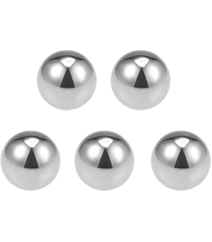 50 Precision Chromium Steel Bearing Balls – 1 Inch G25 Grade, AISI 52100, Chrome Finish