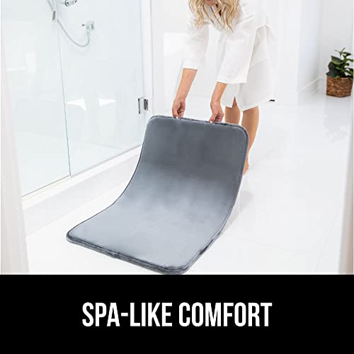 Gorilla Grip Thick Memory Foam Bath Rugs, Soft Absorbent Velvet