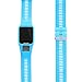 kwmobile Watch Band Compatible with Tomtom Adventurer/Runner 3/Spark 3/Golfer 2 - Watch Band Replacement Silicone Strap - Light Blue