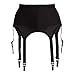 Rago Women's Six Strap Shaper Garter Belt, Black, 2X-Large (34)