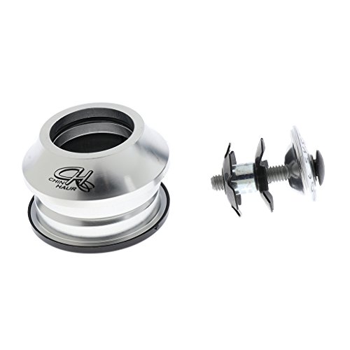 SunniMix 1-1/8" Threadless Mountain Bike Bicycle Headset Sealed Bearing 44mm 2 Colors - Silver - Thumbnail 3