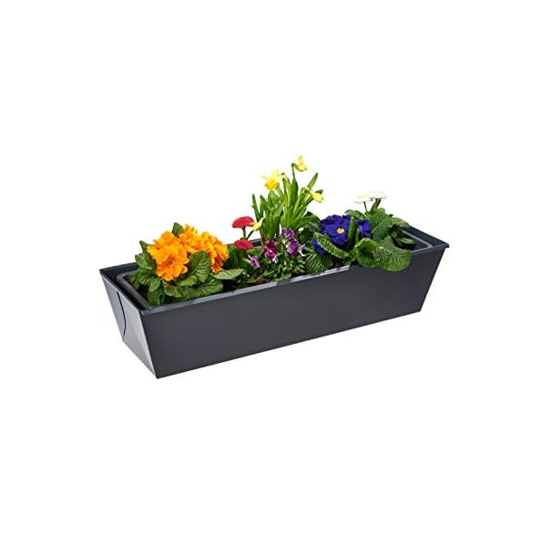 Gabioka flowerbox Standard 60cm für Gabionen aus Doppelstabmatten und Doppelstabmattenzäune/Hängekasten/Pflanzkasten (1… – Bild 3