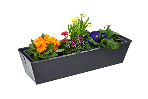 Gabioka flowerbox Standard 60cm für Gabionen aus Doppelstabmatten und Doppelstabmattenzäune/Hängekasten/Pflanzkasten (1… – Bild 3