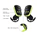 Bluetooth Headphones, TROND Edge Wireless Bluetooth Stereo Sports Headphones Headset Earphones with Microphone, Noise Cancelling, IPX4 Sweatproof, for Gym, Running, Workout & Exercise - Green