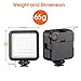 49 LED Video Light Panel Flash + 20pcs Gel Filter + Adjustable Stand Hot Shoe Mount Compatible Zhiyun Smooth Crane DJI Osmo Ronin Gimbal Stabilizer Tripod DSLR Camera Canon Nikon Olympus Photography