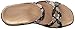 crocs Women's Meleen Twist Graphic Flat Sandal, Black/Floral, 9 M US