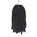 Eerya Afro Spring Twist Crochet Braids 3 Pack Bomb Mini Passion Twist Crochet Hair Ombre Colors Synthetic Jamaican Bounce Short Fluffy Hair Extension 8Inch (2#)