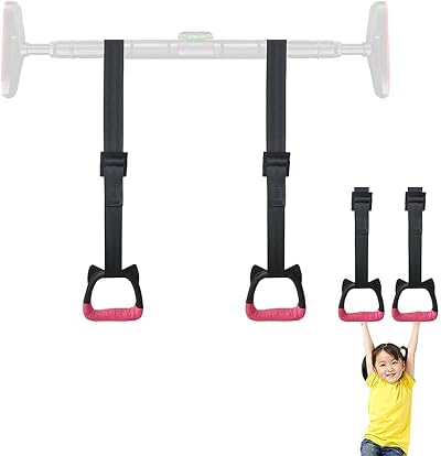 PenuSpt Gymnastics Rings for Kids with Straps 200kg Load Non-Slip