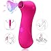 G-Spot Couples Vibrator for Clitoris Stimulation with 10M Remote Control,10 Suctions&Vibrations Nipple Anal Vagina Sucking Vibrator with Dual Motors,Adult Sex Toys for Women (red)