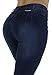 Style M1133 – Colombian Design, High Waist, Butt Lift, Skinny Jeans in Dark Blue Size 11