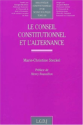 Le  Conseil constitutionnel et l'alternance