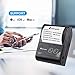 Mobile Thermal Receipt Printer, Meihengtong Handheld 2 Inches 58mm Mini Portable Bluetooth 4.0 Receipt Printer Wireless with Rechargeable Battery, Compatible with Android/ iOS, 2 Rolls Paper Inside
