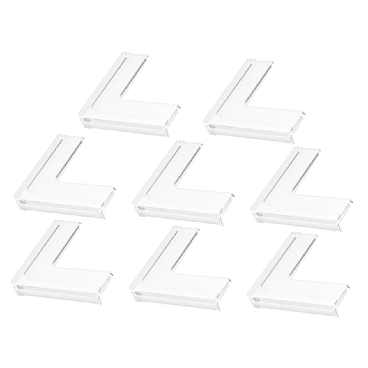 Photo 1 of Hoement 8pcs Non Adhesive Corner Guards Table Corner Covers Safety Cover Guard Furniture Corner Protectors