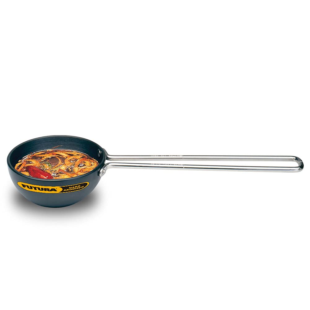 HAWKINS Futura Anodised Heating Pan, 1 Cup, Black