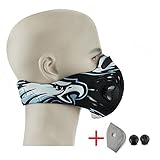 CFORWARD Dustproof Mask Activated Carbon Filtration Exhaust Gas Anti Pollen Allergy PM2.7 Face Mask for Running Cycling and Other Outdoor Activities(591SH)