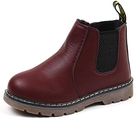 Kids Shoes Boys Girls Martin Sneaker Boots Zipper Baby Casual Shoes for School Kindergarten By Quistal