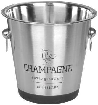 Stainless Steel Silver Champagne Wine Bucket Punch Drink Ice Cooler Party French Style - Image 4