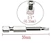 Rocaris 5 Pieces in One Set Magnetic Triangle Head Screwdriver Bits S2 Steel 1/4 Hex Shank 50mm